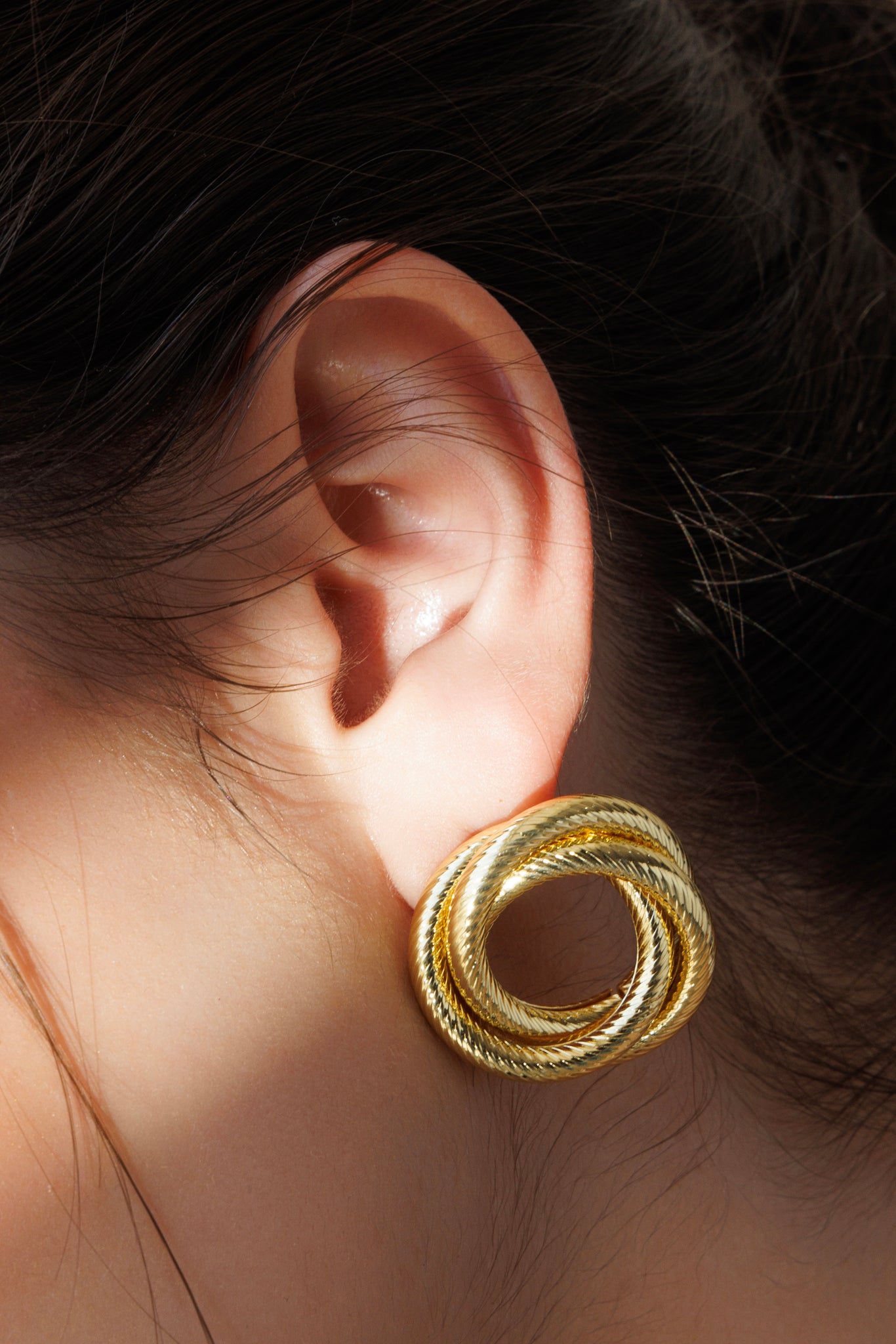 Flower Braided Earring