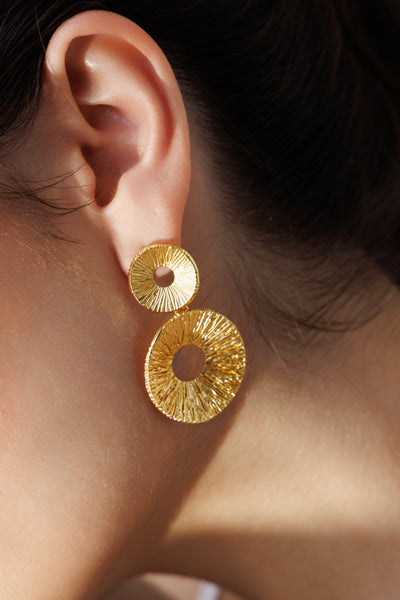 Sleek Oval Earrings