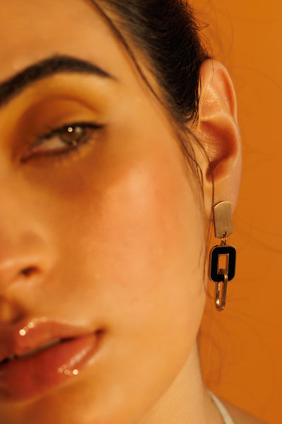 Ebony Looped Earrings