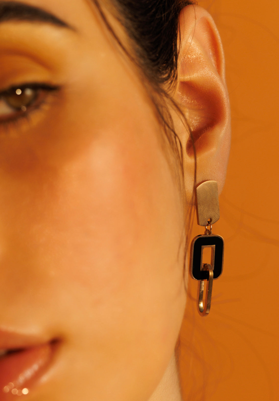 Ebony Looped Earrings