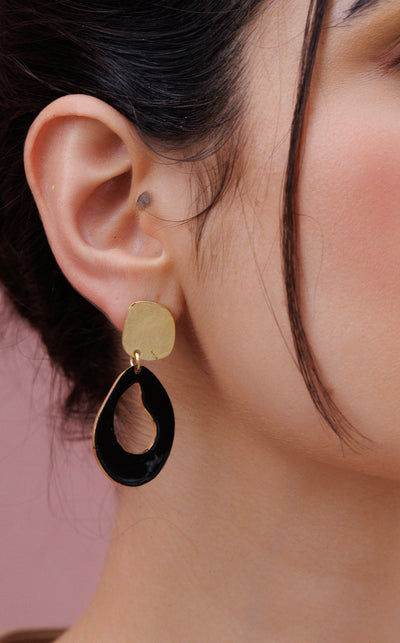 Noir Drip Earring