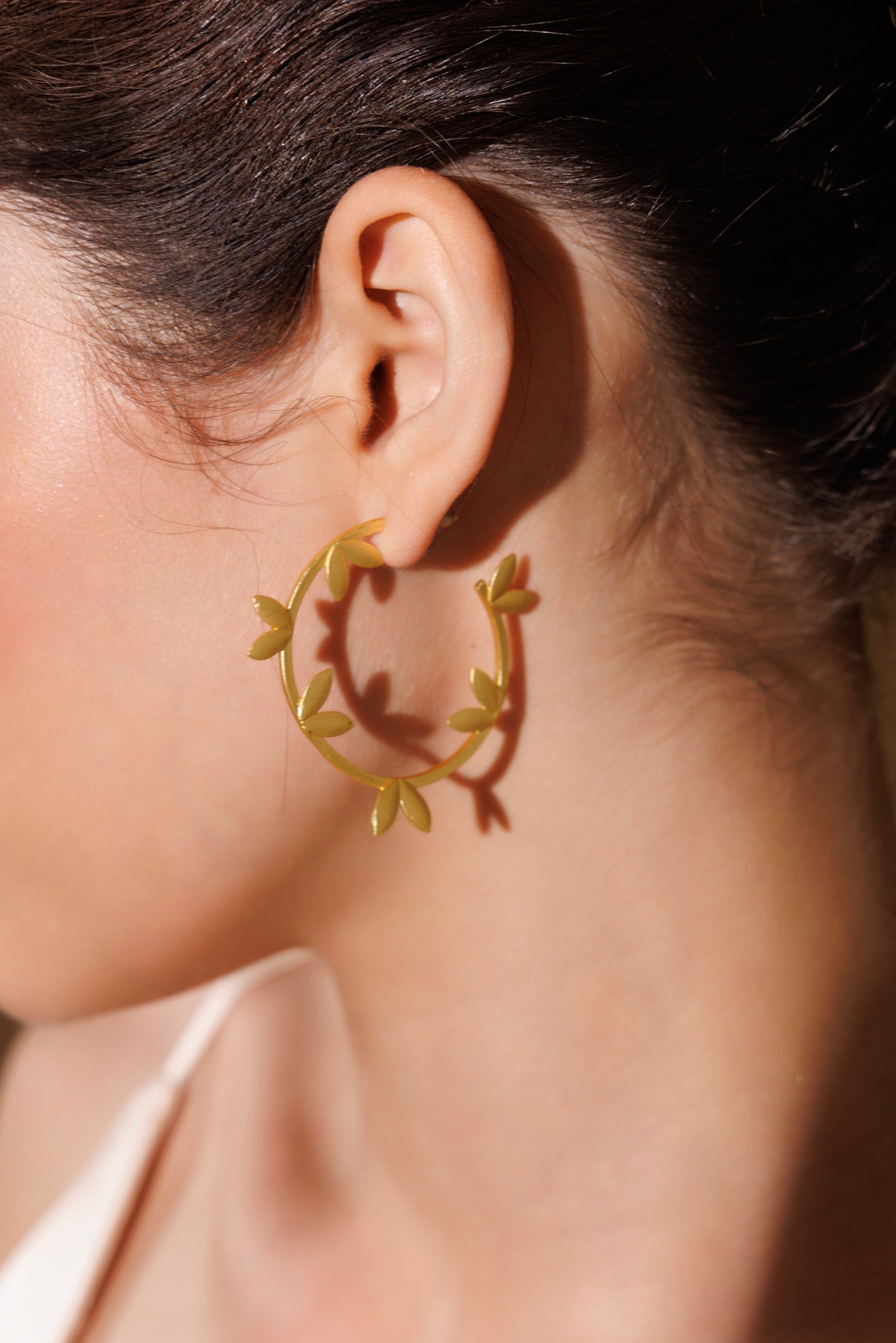 Leaf Twirl Earrings