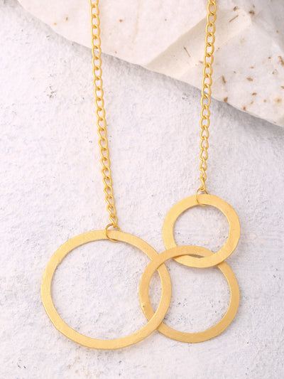 Belle Tri Circulo Necklace