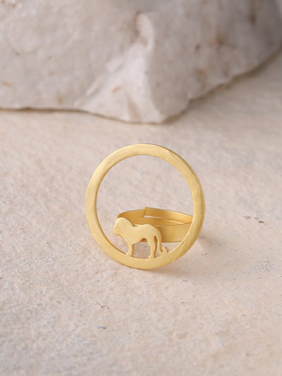 Belle Animal Collection Lion Ring