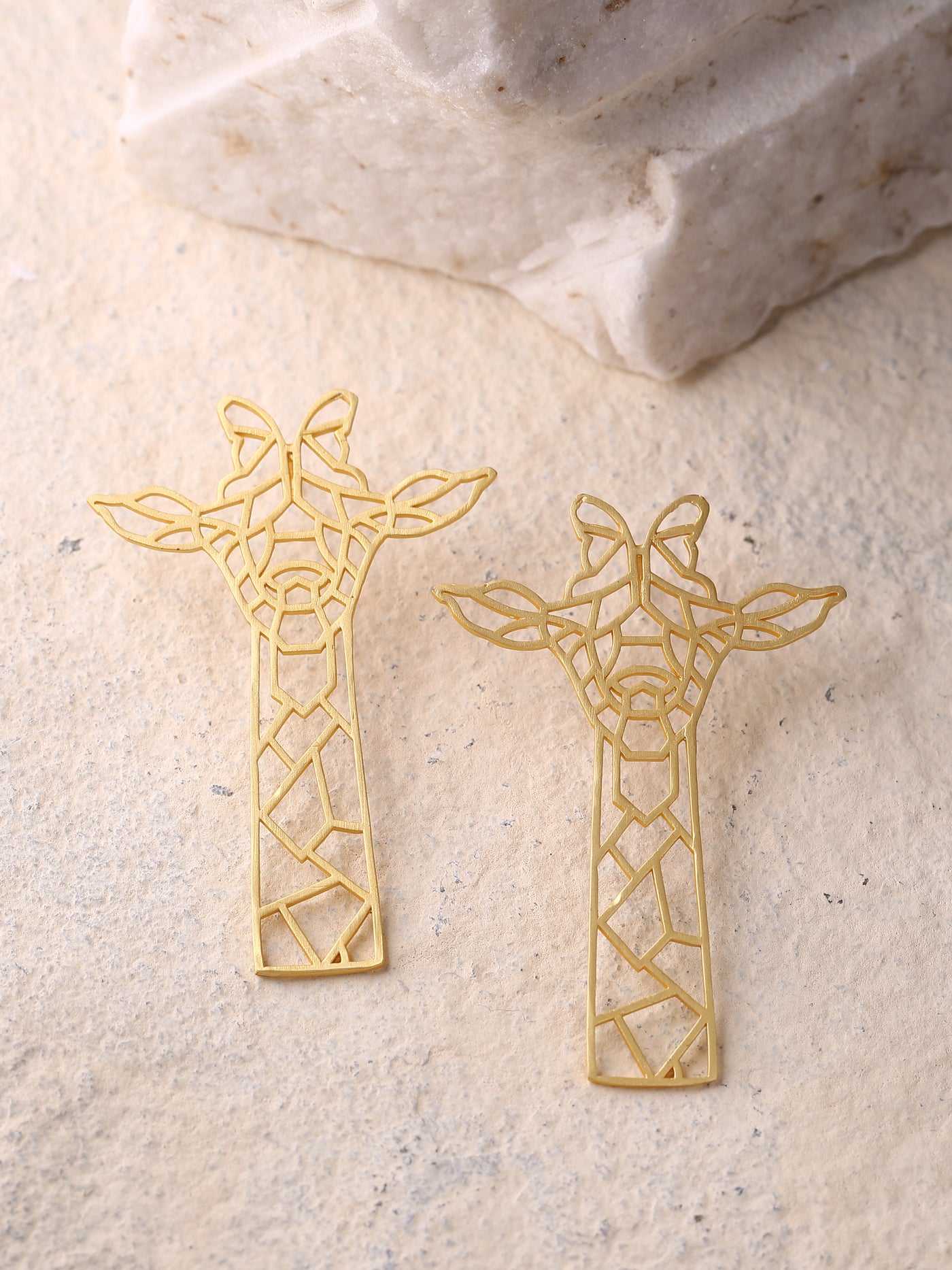 Belle Grande Giraffe Earrings