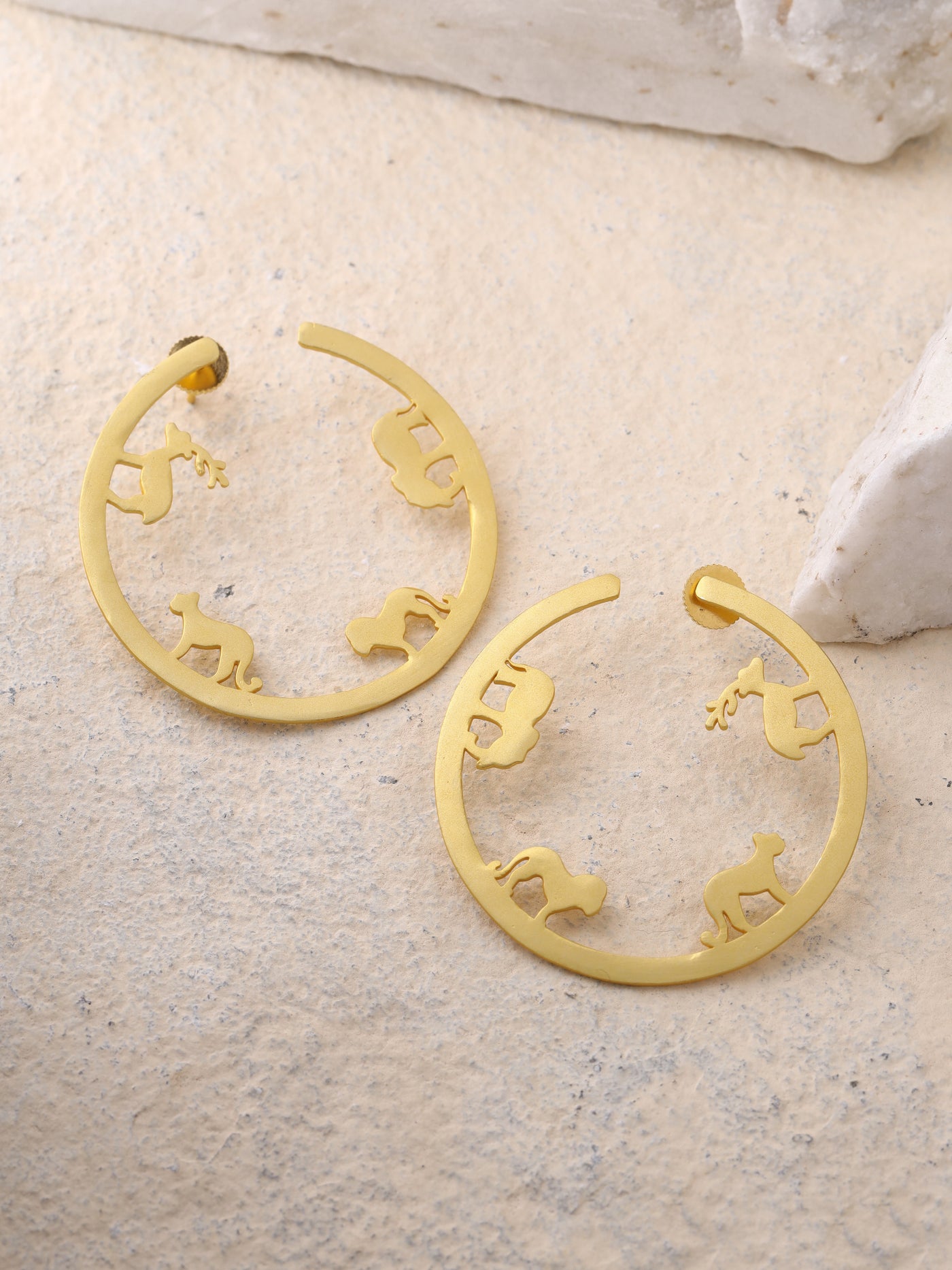 Belle Animal Collection Hoop Earrings