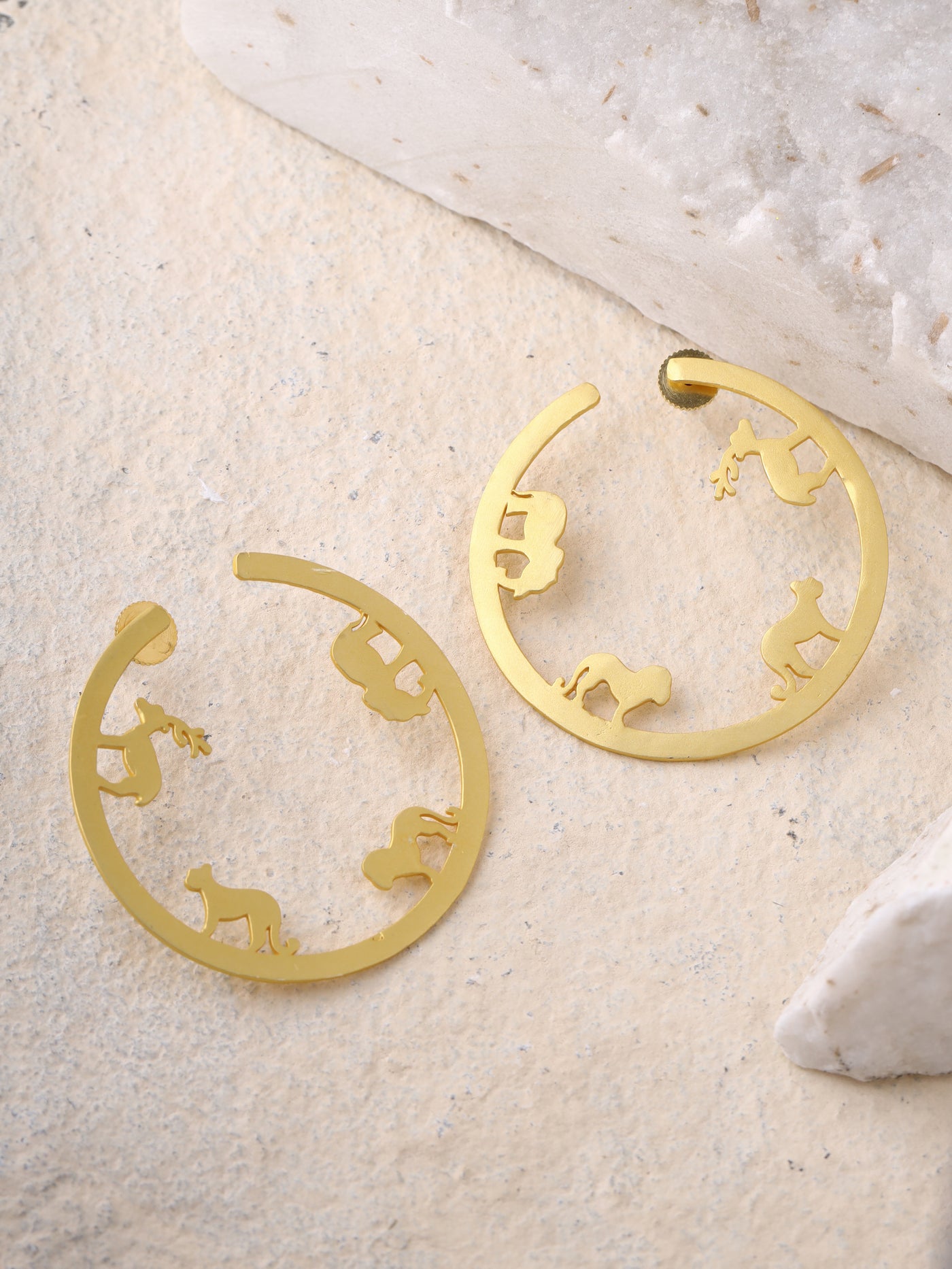 Belle Animal Collection Hoop Earrings