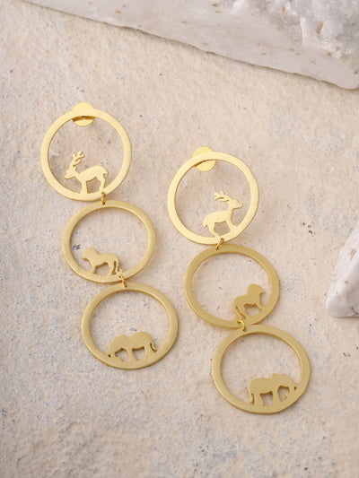 Belle Animal Collection Danglers Earrings