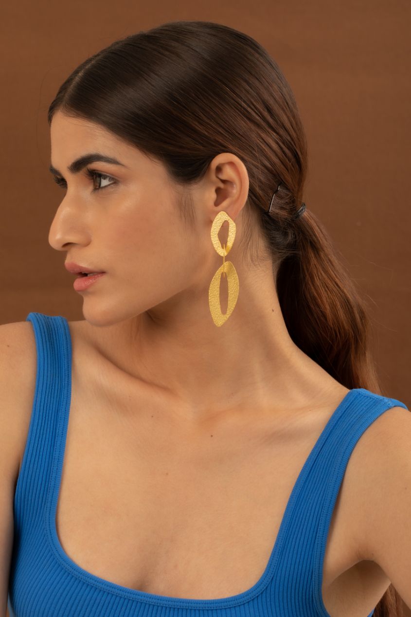 Belle Interlocked Hoops Earrings