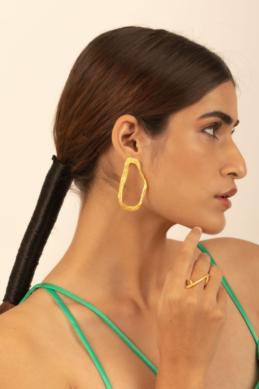 Belle Irregular Hoop Earrings