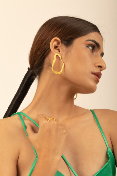 Belle Irregular Hoop Earrings