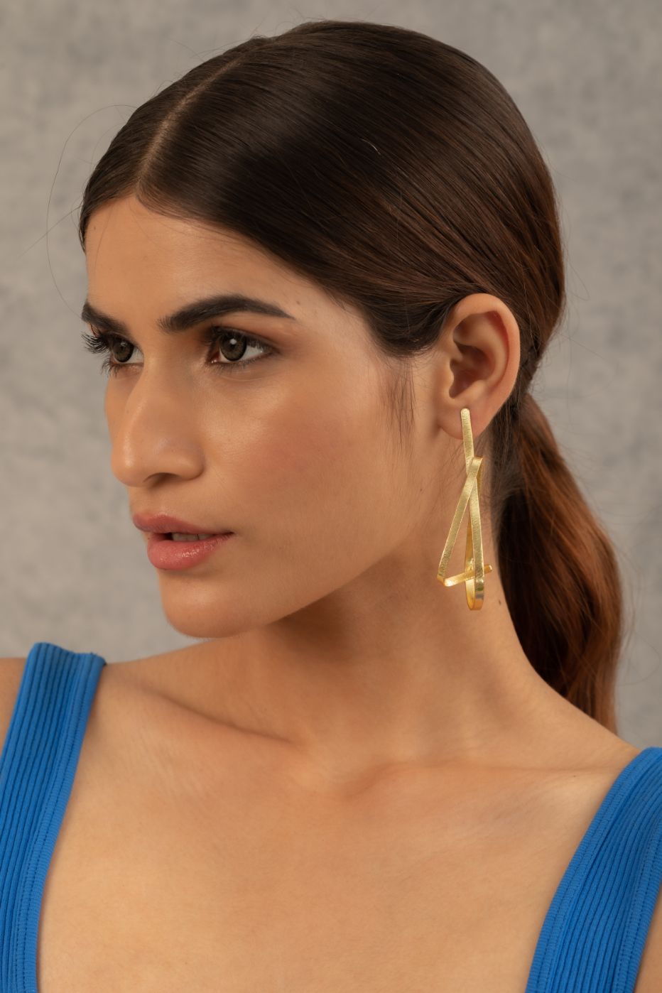 Belle Textured Irregular Earrings