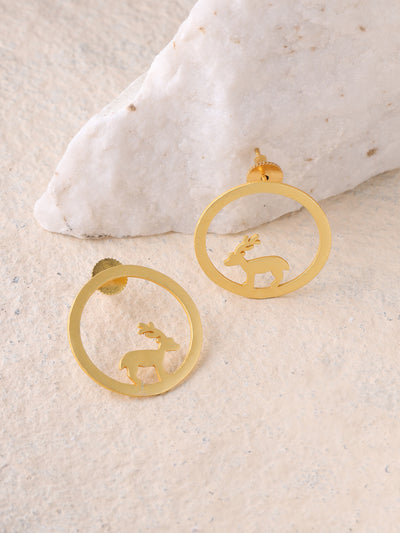 Belle Animal Collection Deer Earrings