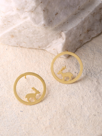 Belle Animal Collection Deer Earrings