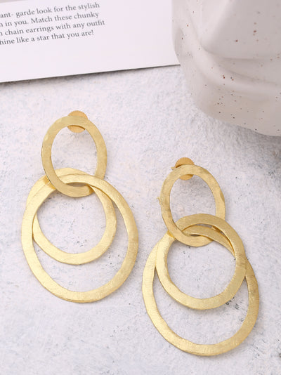 Belle Interlocked Hoops Earrings