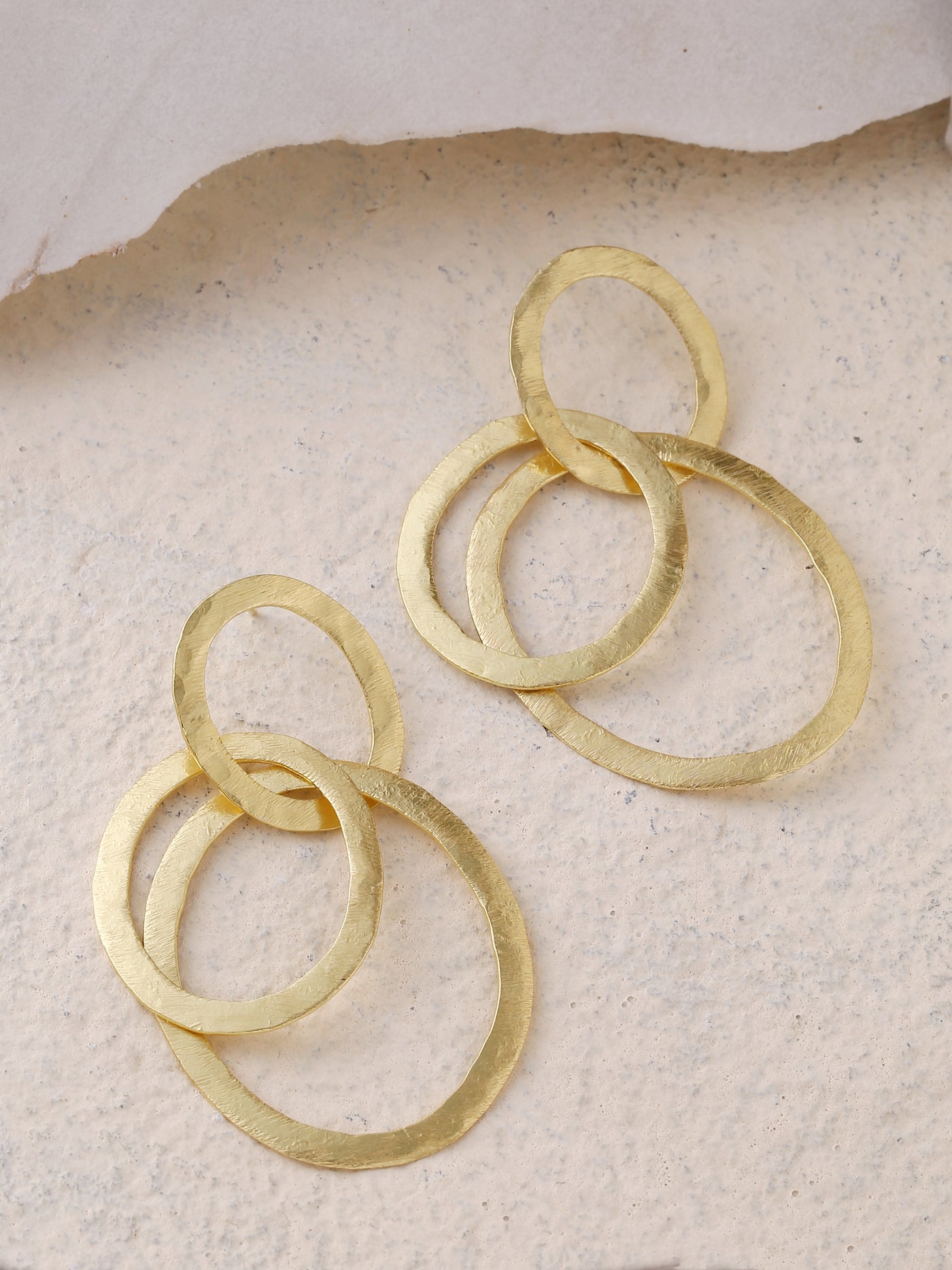 Belle Interlocked Hoops Earrings