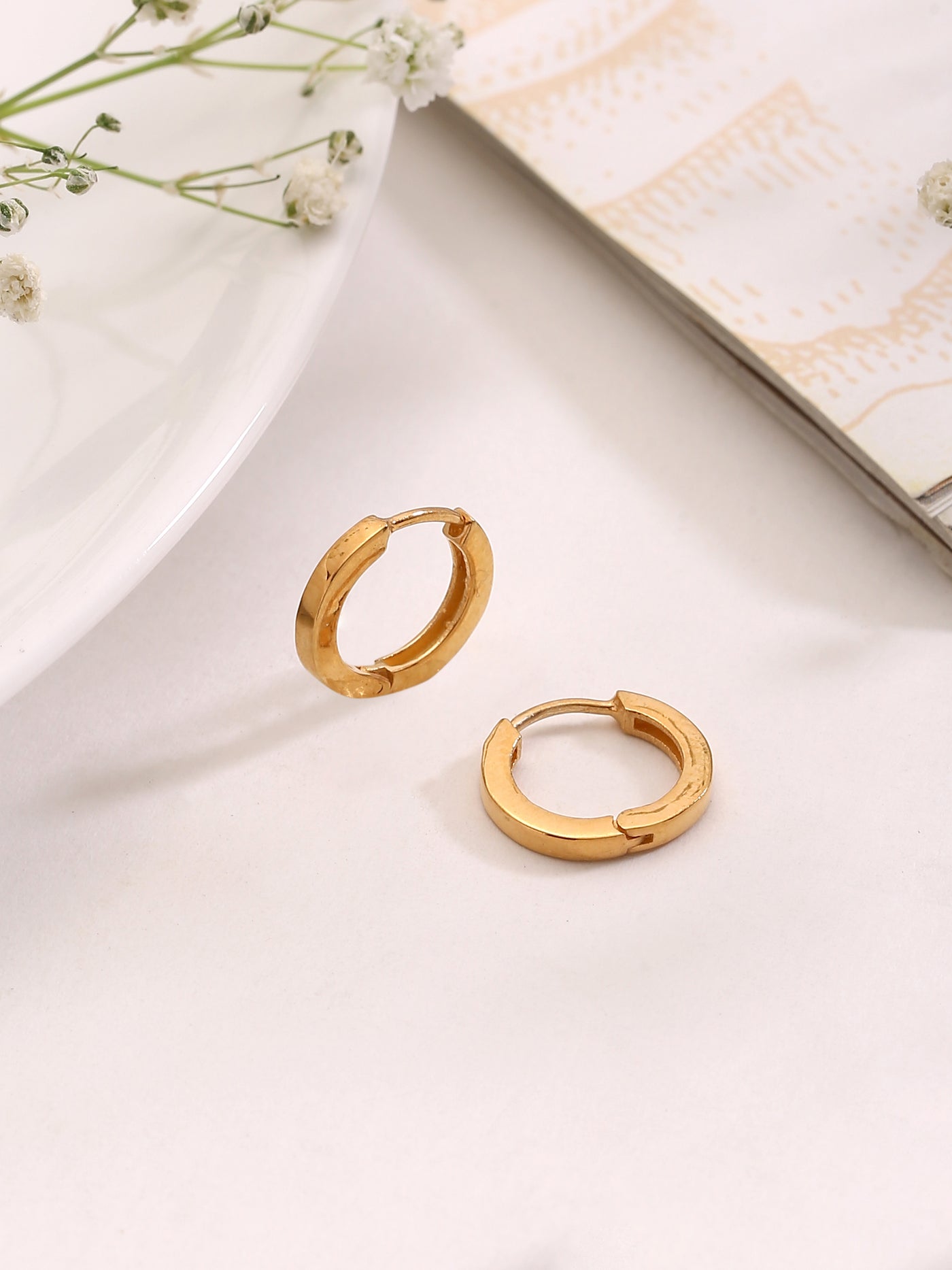 Circular Dainty Hoops